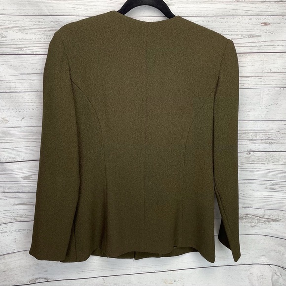 🍁 Vintage Jessica Howard Pearl Button Blazer Jacket Coat sz 6 - Picture 2 of 6